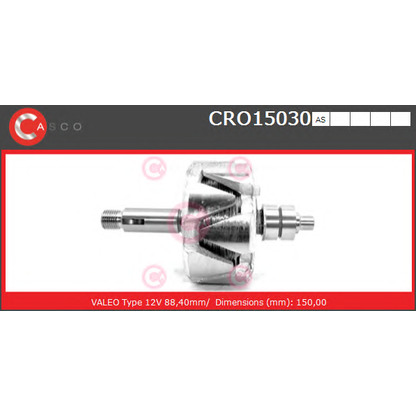 Foto Rotor, alternador CASCO CRO15030AS