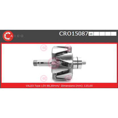 Foto Rotor, alternador CASCO CRO15087AS