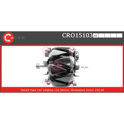 Zdjęcie Wirnik,  alternator CASCO CRO15103AS