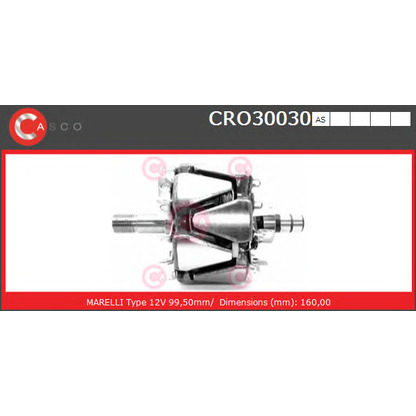 Foto Rotor, alternador CASCO CRO30030AS