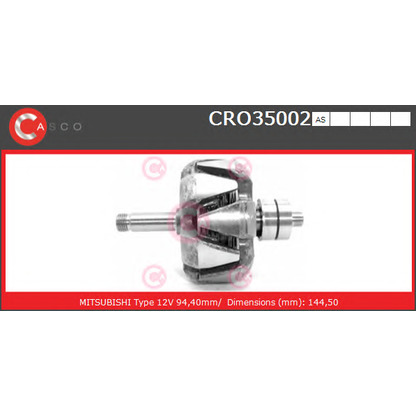 Foto Rotor, alternador CASCO CRO35002AS