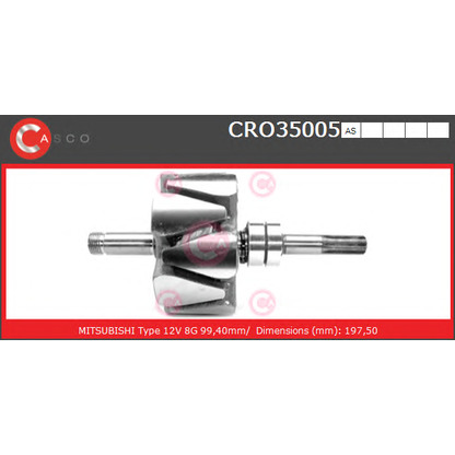 Foto Rotore, Alternatore CASCO CRO35005AS