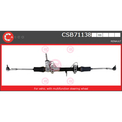 Photo Steering Gear CASCO CSB71138GS