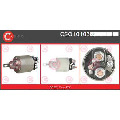 Photo Solenoid Switch, starter CASCO CSO10103AS