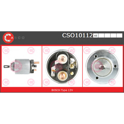 Photo Solenoid Switch, starter CASCO CSO10112AS