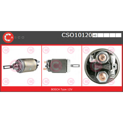 Photo Solenoid Switch, starter CASCO CSO10120AS