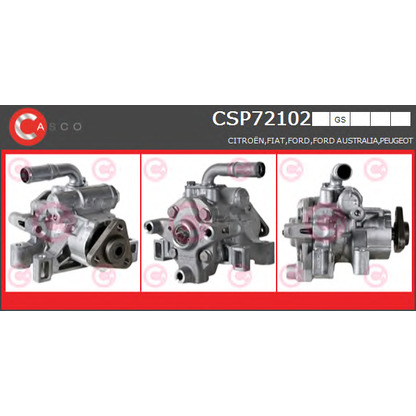 Photo Hydraulic Pump, steering system CASCO CSP72102GS