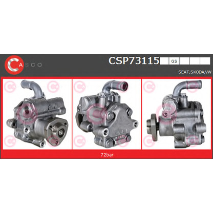Photo Hydraulic Pump, steering system CASCO CSP73115GS