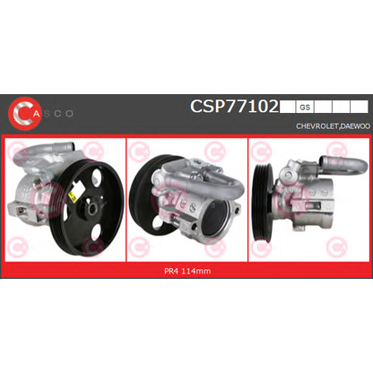 Photo Hydraulic Pump, steering system CASCO CSP77102GS