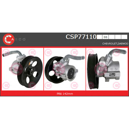 Photo Hydraulic Pump, steering system CASCO CSP77110GS