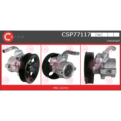 Photo Hydraulic Pump, steering system CASCO CSP77117GS