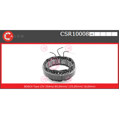 Foto Estator, alternador CASCO CSR10008AS