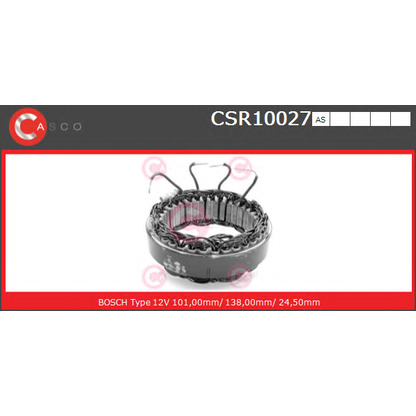 Photo Stator, alternator CASCO CSR10027AS