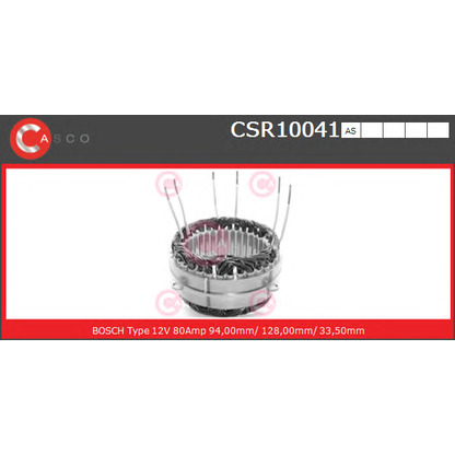 Foto Estator, alternador CASCO CSR10041AS