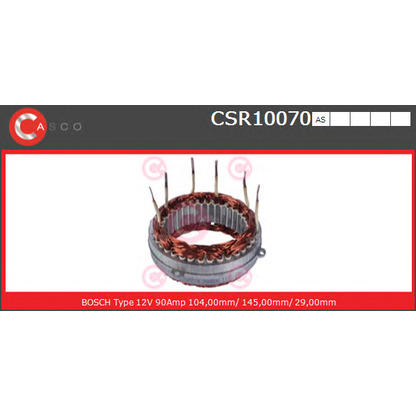 Foto Estator, alternador CASCO CSR10070AS