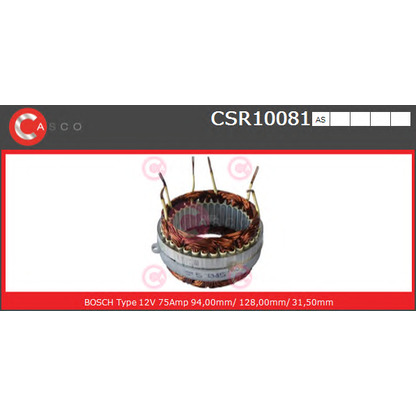 Photo Stator, alternator CASCO CSR10081AS