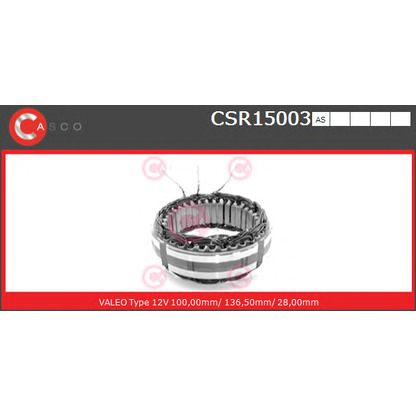 Foto Estator, alternador CASCO CSR15003AS