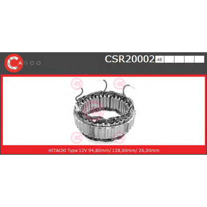 Photo Stator, alternateur CASCO CSR20002AS