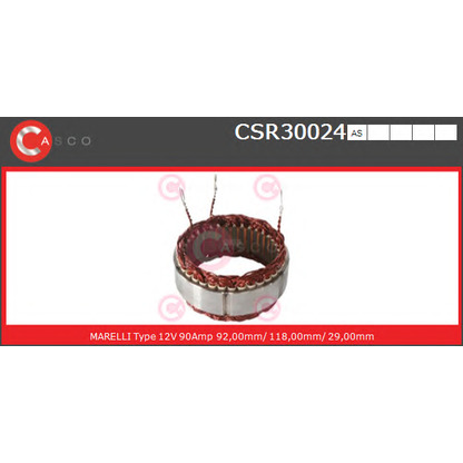 Foto Statore, Alternatore CASCO CSR30024AS