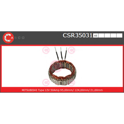 Zdjęcie Stojan, alternator CASCO CSR35031AS