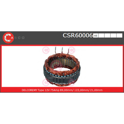 Foto Statore, Alternatore CASCO CSR60006AS