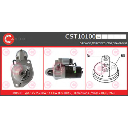 Foto Starter CASCO CST10100AS