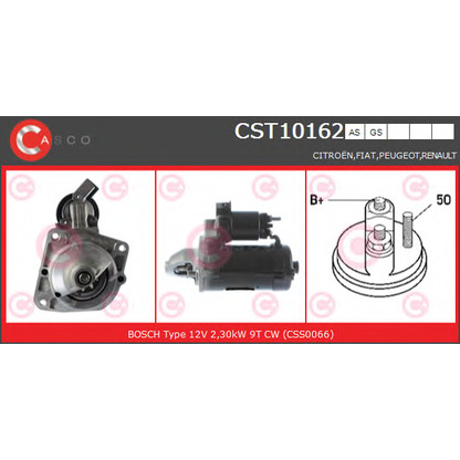 Foto Motor de arranque CASCO CST10162GS