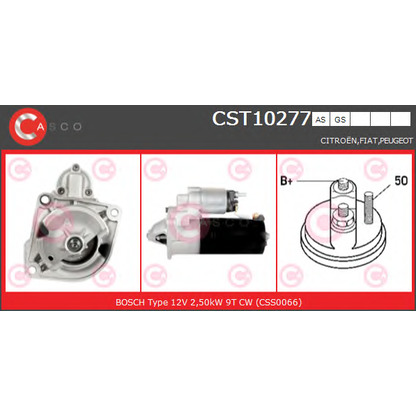 Foto Motor de arranque CASCO CST10277GS