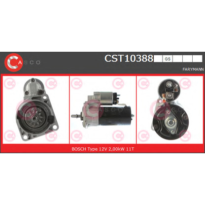 Foto Motor de arranque CASCO CST10388GS