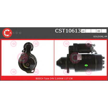 Foto Motor de arranque CASCO CST10613AS