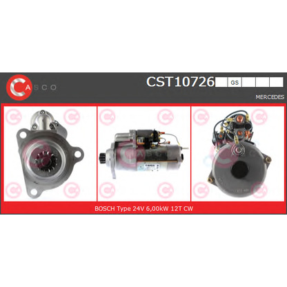 Foto Motor de arranque CASCO CST10726GS