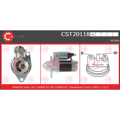 Zdjęcie Rozrusznik CASCO CST20118AS