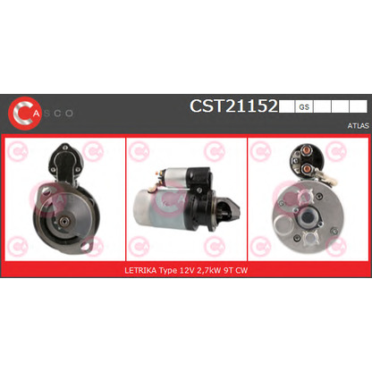 Foto Motor de arranque CASCO CST21152GS