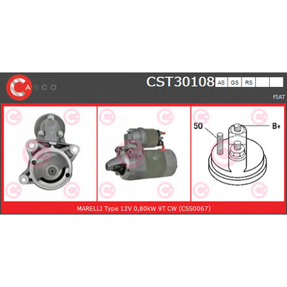 Zdjęcie Rozrusznik CASCO CST30108AS