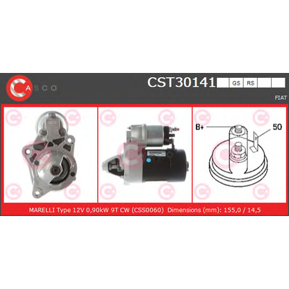 Foto Motor de arranque CASCO CST30141RS