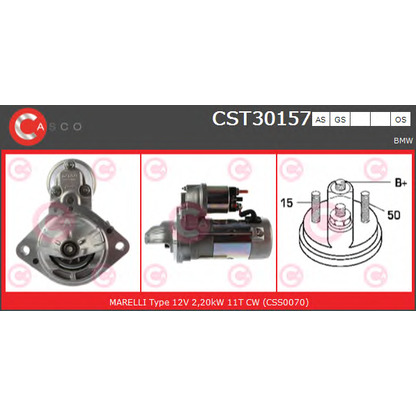 Zdjęcie Rozrusznik CASCO CST30157GS