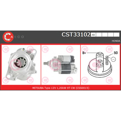 Zdjęcie Rozrusznik CASCO CST33102AS