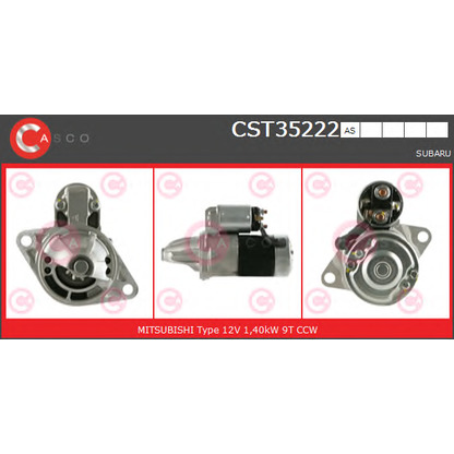 Foto Motor de arranque CASCO CST35222AS