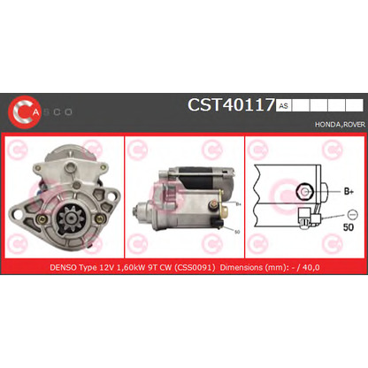 Foto Motorino d'avviamento CASCO CST40117AS