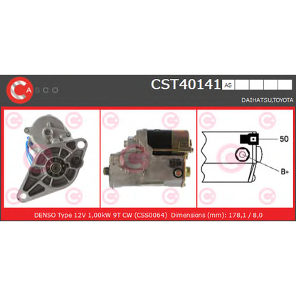 Photo Démarreur CASCO CST40141AS