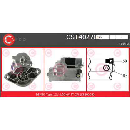 Foto Motor de arranque CASCO CST40270AS