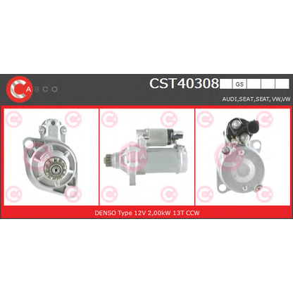 Foto Motor de arranque CASCO CST40308GS