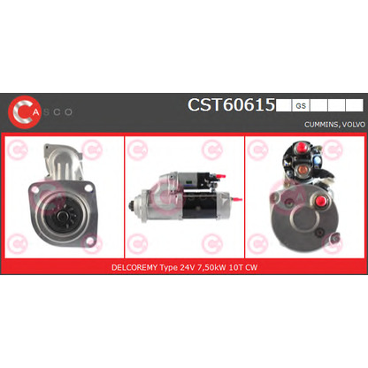 Foto Motor de arranque CASCO CST60615GS