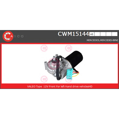 Photo Moteur d'essuie-glace CASCO CWM15144AS