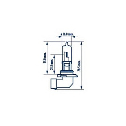 Photo Ampoule, projecteur longue portée NARVA 48616