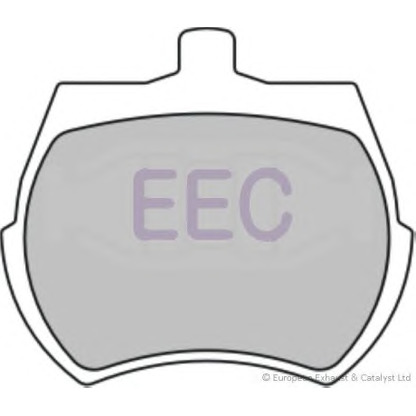 Photo Kit de plaquettes de frein, frein à disque EEC BRP0037