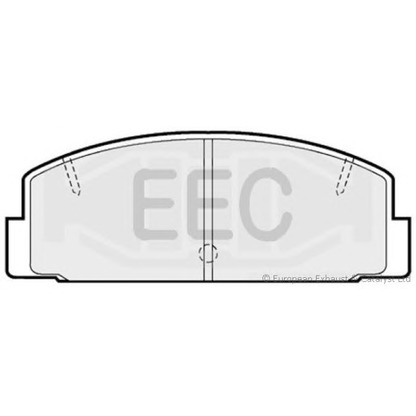 Zdjęcie Zestaw klocków hamulcowych, hamulce tarczowe EEC BRP0447