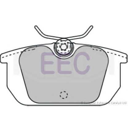 Фото Комплект тормозных колодок, дисковый тормоз EEC BRP0524