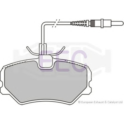 Photo Brake Pad Set, disc brake EEC BRP0546