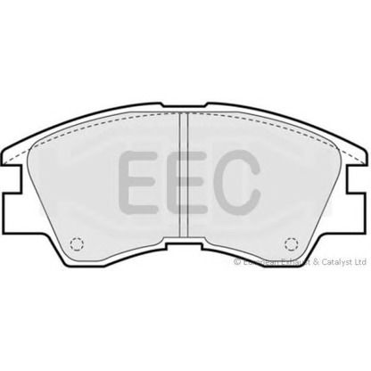 Photo Brake Pad Set, disc brake EEC BRP0602